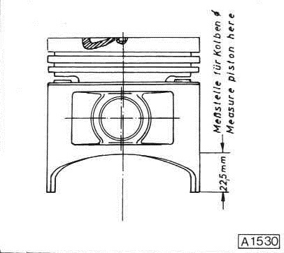 cih zuiger diameter meten