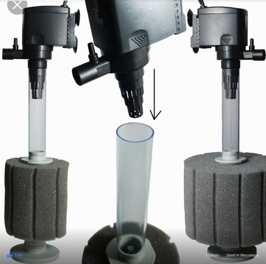 adding powerhead to a sponge filter