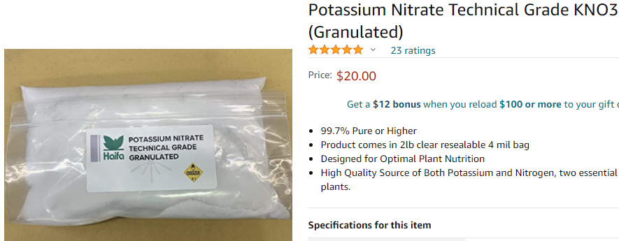 Potassium Nitrate